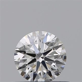 0.41 Carat Round F VVS2 EX IGI Natural Diamond