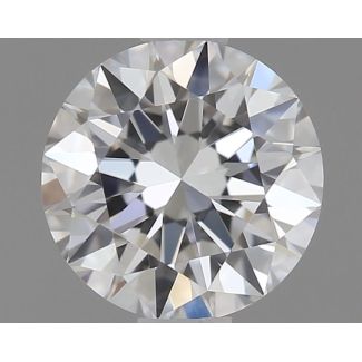 0.5 Carat Round F VVS1 EX GIA Natural Diamond