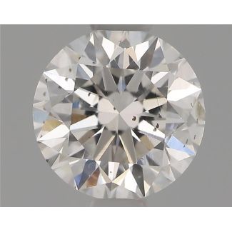 0.70 Carat Round F SI2 EX IGI Natural Diamond