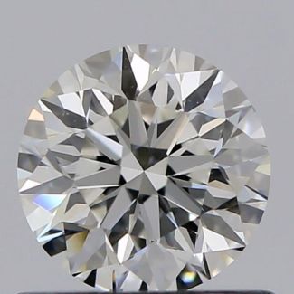 0.60 Carat Round H VS1 VG EX GIA Natural Diamond