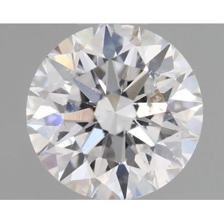 0.5 Carat Round D SI1 VG EX GIA Natural Diamond