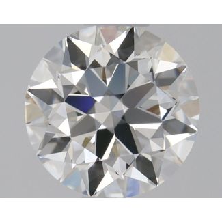 0.5 Carat Round F IF EX GIA Natural Diamond