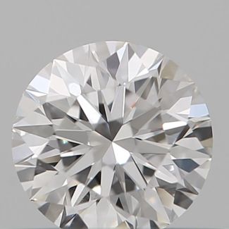 0.32 Carat Round F VVS1 EX GIA Natural Diamond