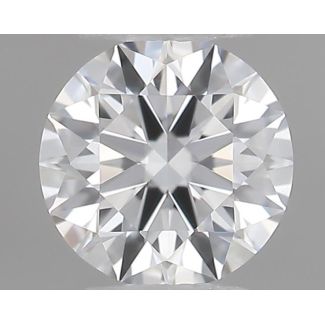 0.23 Carat Round E VVS1 EX GIA Natural Diamond