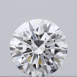 0.20 Carat Round D VS1 EX GIA Natural Diamond