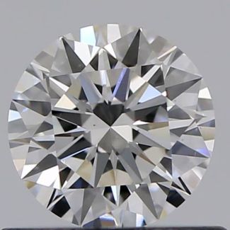 0.50 Carat Round E VS1 EX VG GIA Natural Diamond