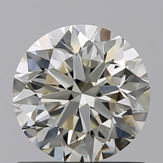 0.80 Carat Round K VVS2 VG EX GIA Natural Diamond