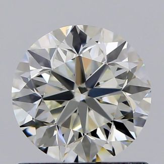 0.80 Carat Round J VVS1 VG EX GIA Natural Diamond