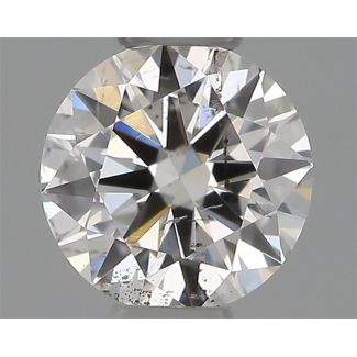 0.30 Carat Round F SI2 GD VG GIA Natural Diamond