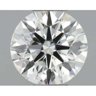 0.32 Carat Round F SI1 EX VG GIA Natural Diamond