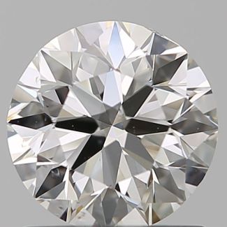 1.00 Carat Round H SI1 EX VG GIA Natural Diamond