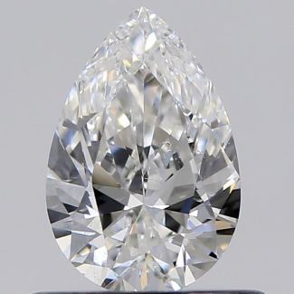 0.50 Carat Pear F SI1 - VG GIA Natural Diamond