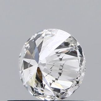 0.41 Carat Round F SI1 EX GIA Natural Diamond