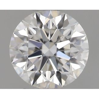 0.35 Carat Round F VVS1 EX GIA Natural Diamond