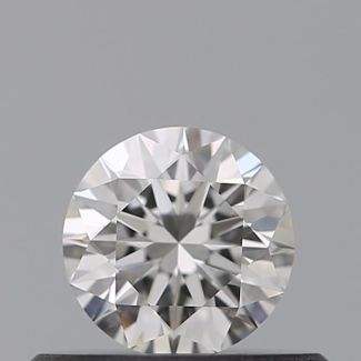 0.31 Carat Round H VVS1 EX GIA Natural Diamond