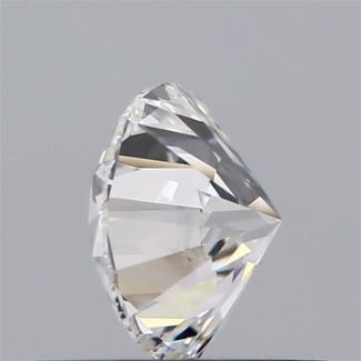 0.55 Carat Round F VS1 EX GIA Natural Diamond