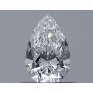 0.5 Carat Pear F VS1 - EX VG GIA Natural Diamond