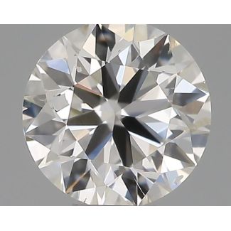 0.31 Carat Round H SI2 EX IGI Natural Diamond