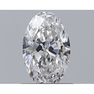 0.59 Carat Oval E SI1 - EX VG GIA Natural Diamond