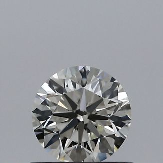 0.50 Carat Round K VVS1 VG EX GIA Natural Diamond