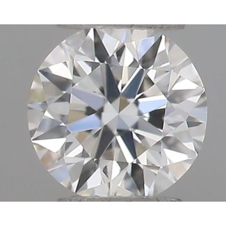 0.18 Carat Round G VVS1 EX GIA Natural Diamond