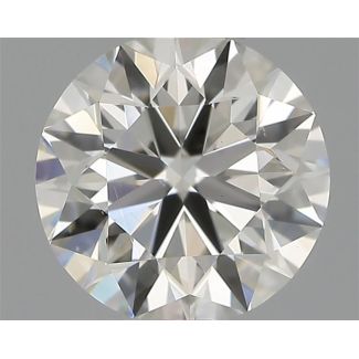 0.44 Carat Round H VS2 EX IGI Natural Diamond