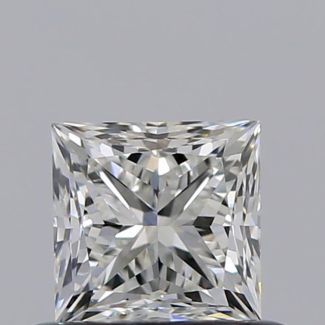 0.50 Carat Princess H VVS2 - EX VG GIA Natural Diamond