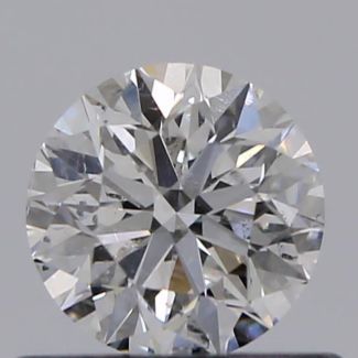 0.50 Carat Round D SI2 VG GIA Natural Diamond