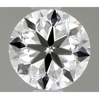 0.6 Carat Round G VVS2 VG EX GIA Natural Diamond