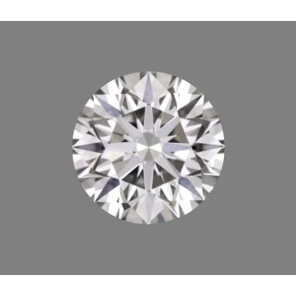 0.35 Carat Round F VVS1 EX GIA Natural Diamond