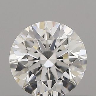 0.33 Carat Round F VVS2 EX GIA Natural Diamond