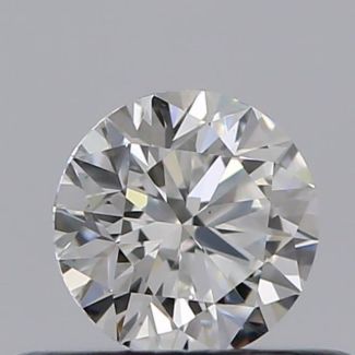 0.31 Carat Round F VS1 EX GIA Natural Diamond