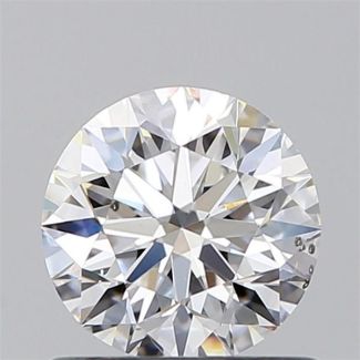 0.70 Carat Round D SI1 EX VG GIA Natural Diamond