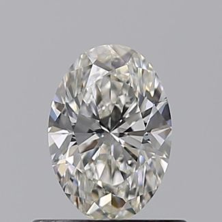 0.51 Carat Oval H VVS2 - VG GIA Natural Diamond