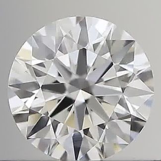 0.51 Carat Round G VVS2 EX GIA Natural Diamond