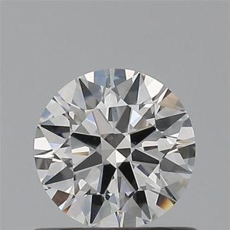 0.55 Carat Round F VS1 EX GIA Natural Diamond