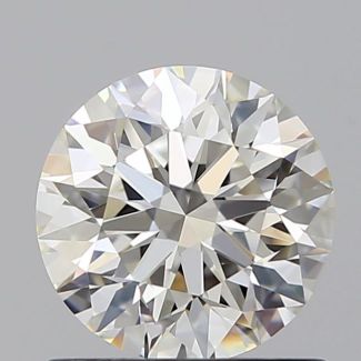 0.95 Carat Round H VS1 EX GIA Natural Diamond