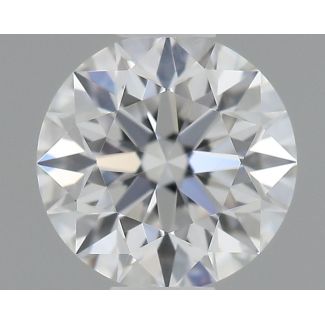 0.35 Carat Round D VVS2 EX GIA Natural Diamond