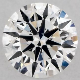 0.45 Carat Round D VVS1 EX GIA Natural Diamond