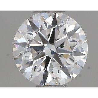 0.46 Carat Round F VS2 EX GIA Natural Diamond