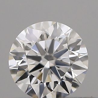 0.3 Carat Round F VVS2 EX GIA Natural Diamond