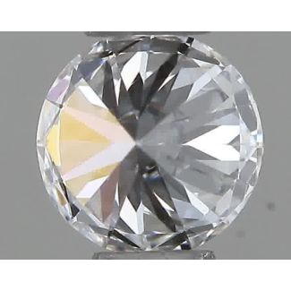 0.22 Carat Round D VVS2 EX VG GIA Natural Diamond