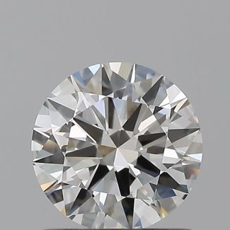 0.8 Carat Round H VVS2 EX GIA Natural Diamond