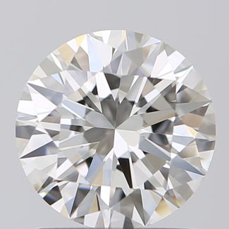 1.51 Carat Round H IF EX GIA Natural Diamond