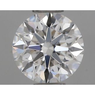 0.51 Carat Round F VS1 EX GIA Natural Diamond