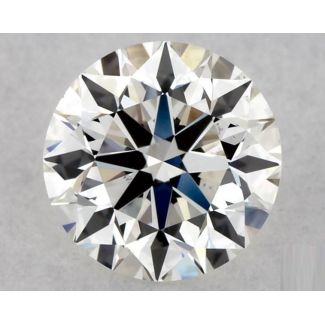 0.5 Carat Round H VS1 EX GIA Natural Diamond