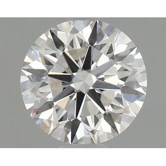 1.02 Carat Round H SI1 EX GIA Natural Diamond