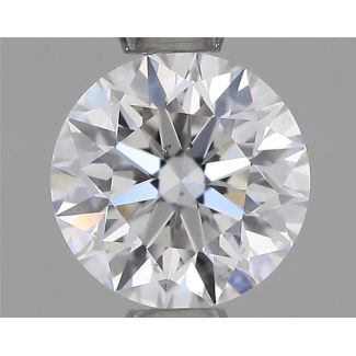 0.54 Carat Round E VS2 EX GIA Natural Diamond