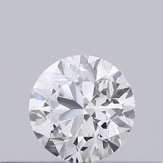 0.18 Carat Round D VS2 VG EX GIA Natural Diamond