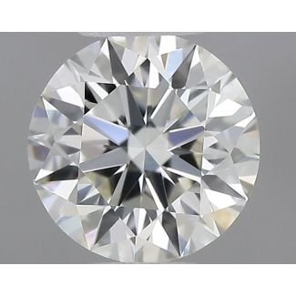 0.45 Carat Round H VVS1 EX VG GIA Natural Diamond